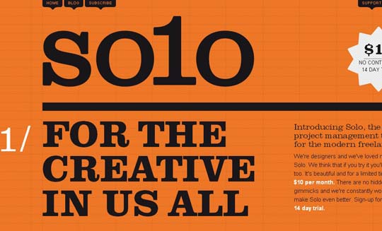 33 big typography websites