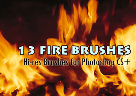 photoshop fire brushes