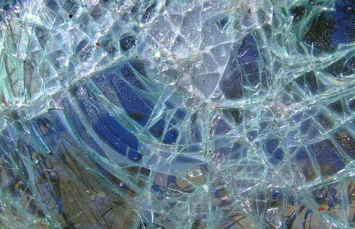 broken glass texture