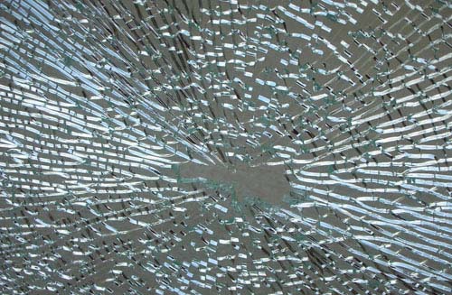 broken glass texture
