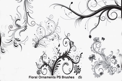 photoshop floral brushes