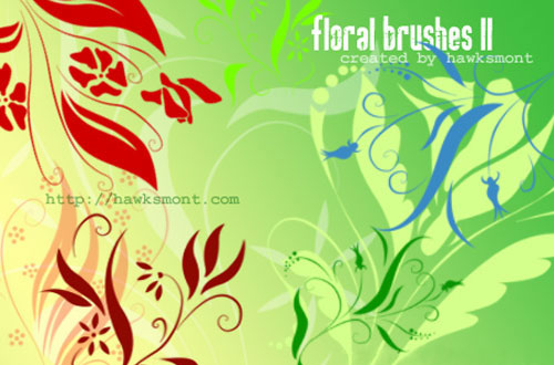 photoshop floral brushes