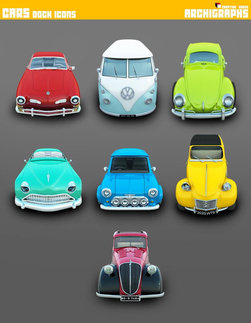 Archigraphs_Cars_Icons_by_Cyberella74