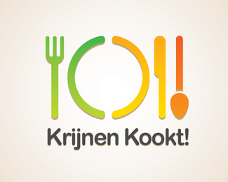 spoon fork knife based logo