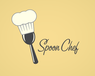 spoon fork knife based logo