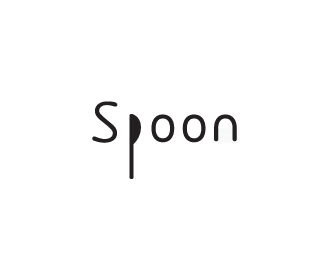 spoon fork knife based logo