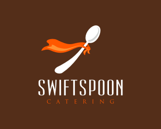 spoon fork knife based logo