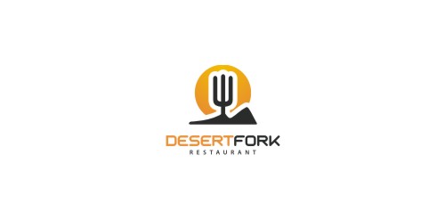 spoon fork knife based logo