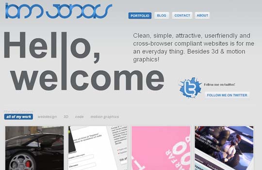 big typography websites