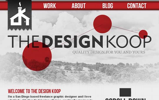 big typography websites