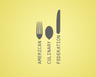 spoon fork knife based logo