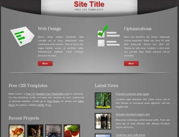 60 Modern and Professional Looking yet Free XHTML/CSS Website Templates ...