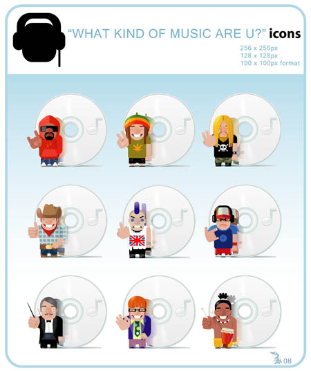 free music icons