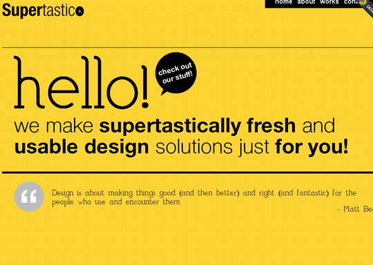 inspirational yellow websites