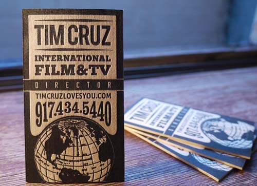 typography business cards