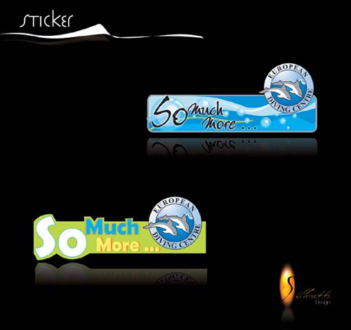 creative sticker design