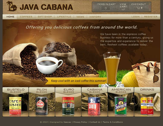 coffee websites