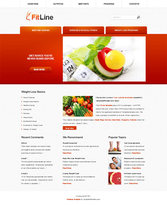 free HTML5 website templates