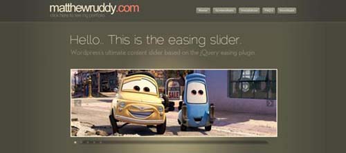 jquery content and image sliders