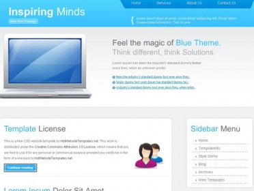 23 Free HTML5 Website Templates - Designbeep