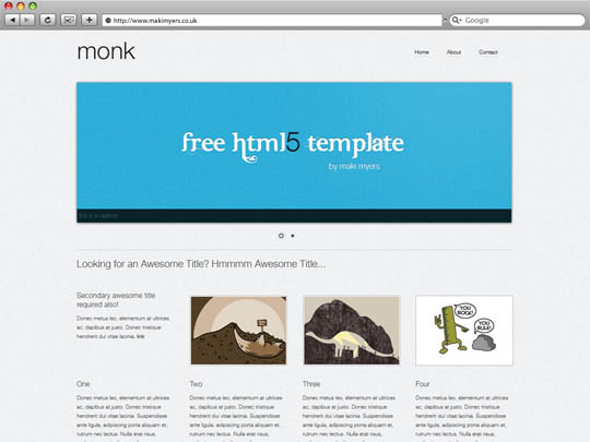 free HTML5 website templates