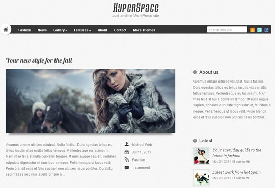 clean minimal wordpress themes 2012