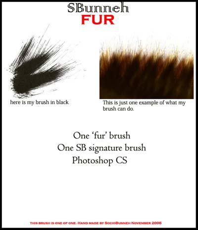 photoshop fur brushes