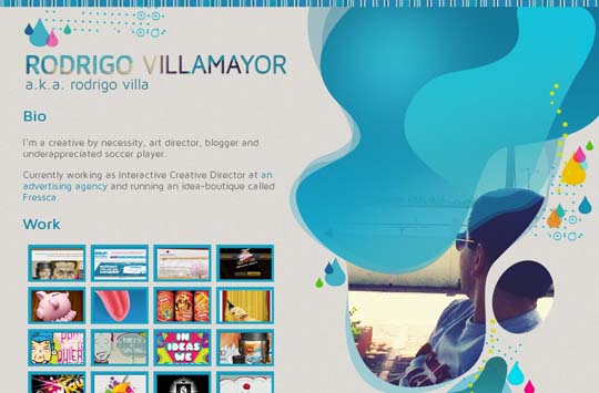 blue colored websites for inspiration