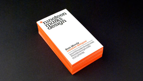 minimalist business cards