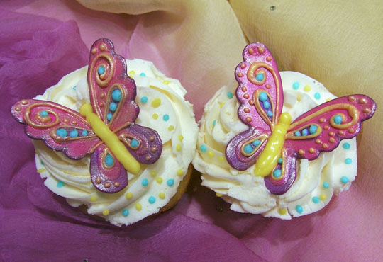 decorated cupcakes