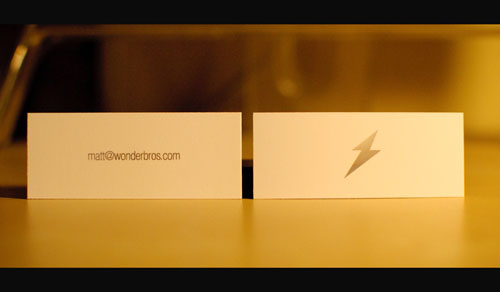 minimalist business cards