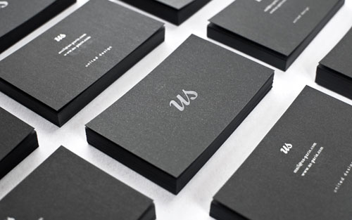 minimalist business cards