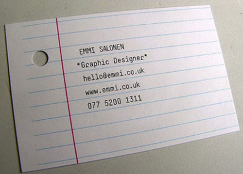 minimalist business cards