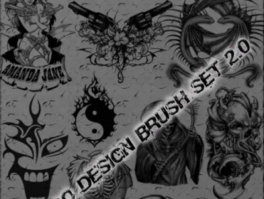 Huge Collection Of High Quality Free Tattoo Brushes For Photoshop