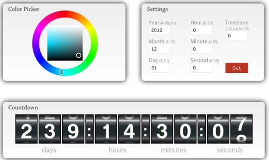 jquery countdown plugins