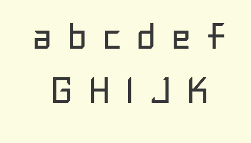 square fonts