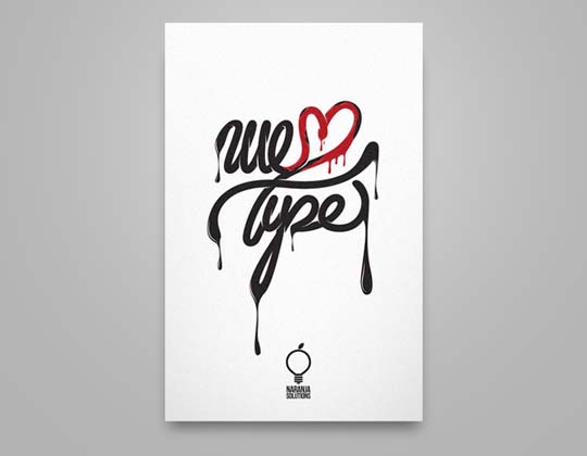 typography posters