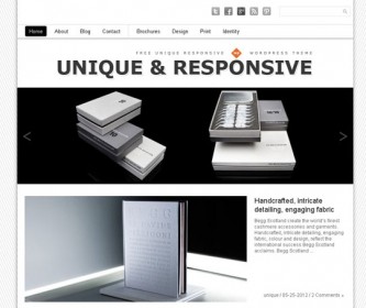 wordpress theme responsive flexible page layout