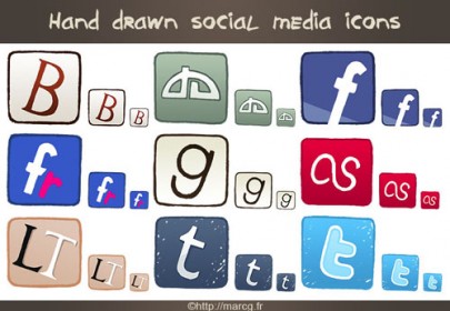 Ultimate Collection of Free Hand Drawn Icons:27 Excellent Sets | Designbeep