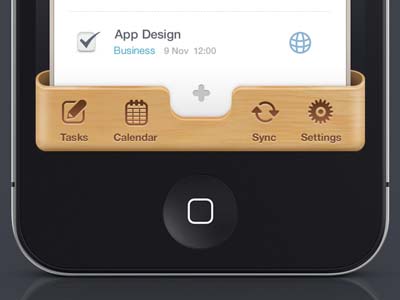 iphone app ui