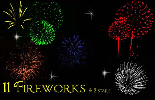 photoshop fireworks brushes