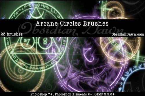 photoshop circle brushes