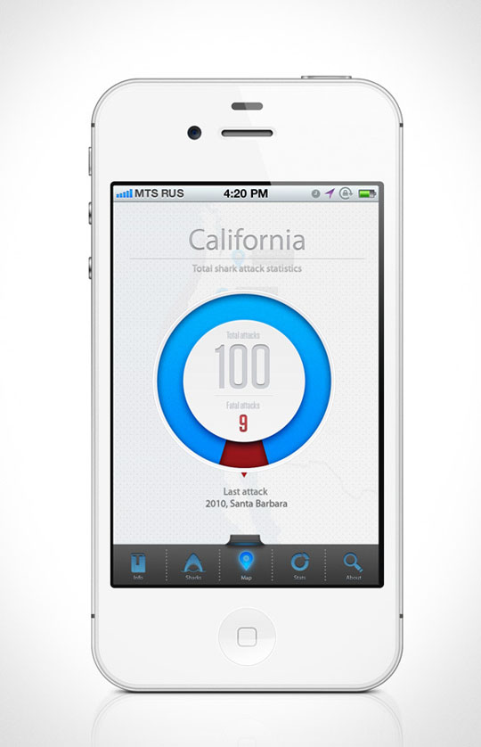 iphone app user interface