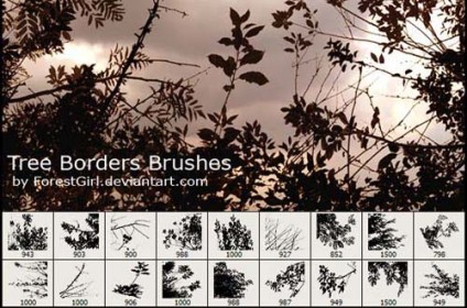 100+ Free High Quality Tree Brushes for Photoshop - Designbeep