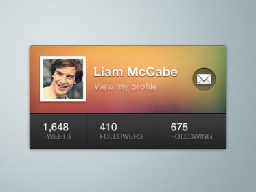 30 Must-See Twitter Widget UI Designs For Inspiration - Designbeep