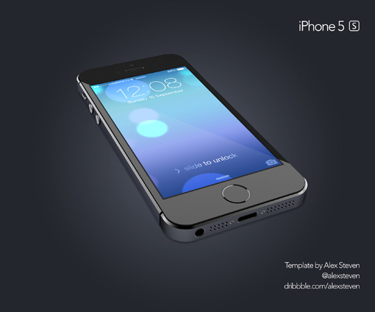 iphone 5 psd mockup