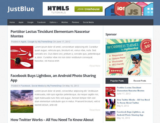 best free responsive wordpress themes 2012