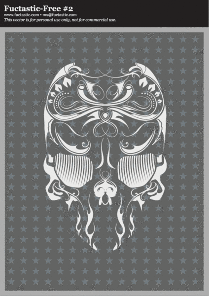 vector skull