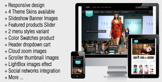 responsive magento themes