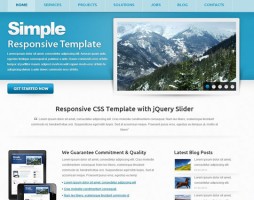 41 Totally Free Responsive HTML/CSS Website Templates - Designbeep